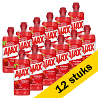 Ajax Aanbieding: Ajax allesreiniger Mediterranean - Rode bloemen (12 flessen van 1 liter)  SAJ00057