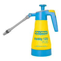 Gloria zuurbestendige handdrukspuit hobby 125 Plus (1,25 liter)  SGO00050