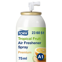 Tork 236051 Luchtverfrisserspray tropical (75 ml) - geschikt voor Tork A1-dispenser  STO00016