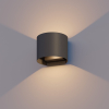 Wandlamp buiten | Up & Down | Alvin | 1800-2700K | IP54 | 5.5W | Zwart LDR08549 - 1