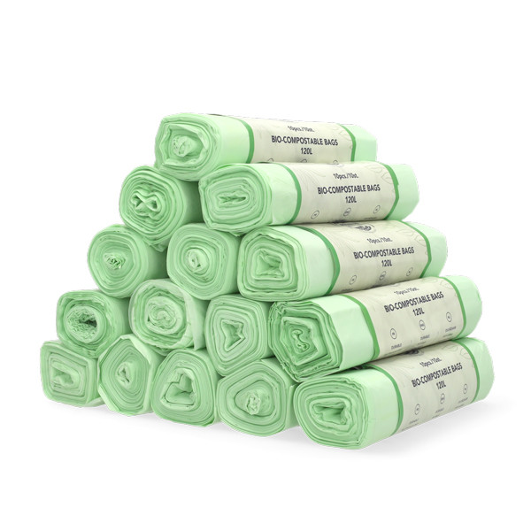 123schoon Aanbieding: Bio-composteerbare zak 120 liter 70x110cm (15 rollen - 10 stuks)  SDR06522 - 1