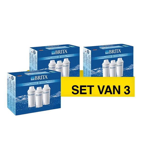 Aanbieding: Brita waterfilters (3 verpakkingen à 3 stuks, origineel) SBA01015 - 1