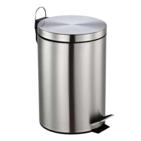 123schoon Afvalbak RVS Soft Close (12 liter, RVS, 26 x 40 cm) SDR07478