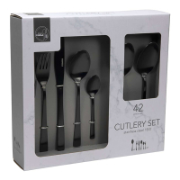 Bestekset 42-delig Zwart (8 personen) SDR07456