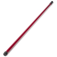 Bezemsteel metaal rood 1,30 meter SDR00002