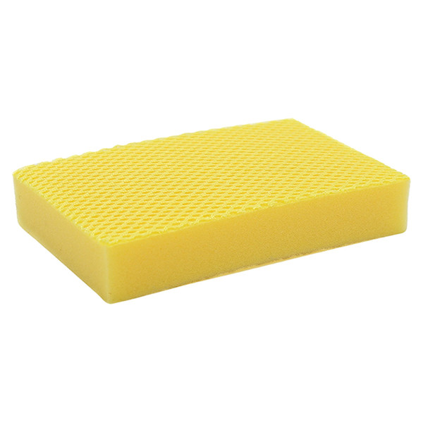 123schoon HACCP spons geel (4 stuks)  SDR00533 - 1