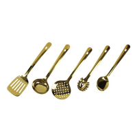 123schoon Keukengerei 5-delig Goud SDR07464