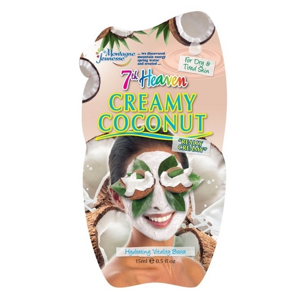 123schoon Montagne Jeunesse gezichtsmasker Creamy Coconut (15 ml)  SMO00016 - 1