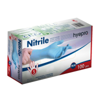Nitril handschoenen maat S poedervrij (blauw, 100 stuks) SDR00485