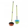 Ragebol op telescoopsteel rond - 1 stuk (130 cm)