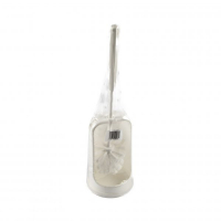 123schoon Toiletborstel met houder (wit)  SDR05168