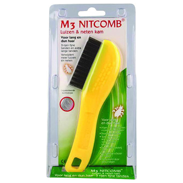 123schoon huismerk Luizenkam M3 voor lang en dun haar  SDR06513 - 1
