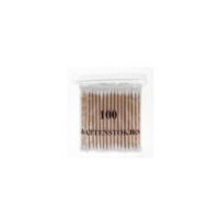 123schoon wattenstaafjes hout (100 stuks)  SDR00354