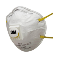 3M 8812 FFP1 NR D Stofmasker Met Uitademventiel (10 stuks) S3M00122