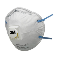 3M 8822 FFP2 NR D Stofmasker Met Uitademventiel (10 stuks) S3M00123