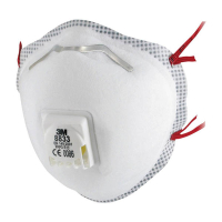 3M 8833 FFP3 R D Stofmasker Met Uitademventiel (10 stuks) S3M00124