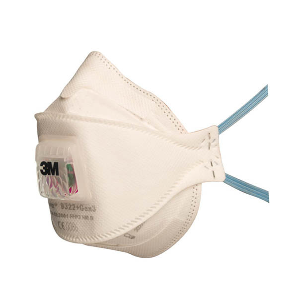 3M Aura 9322+Gen 3 FFP2 NR D stofmasker met uitademventiel (10 stuks) S3M00129 - 1