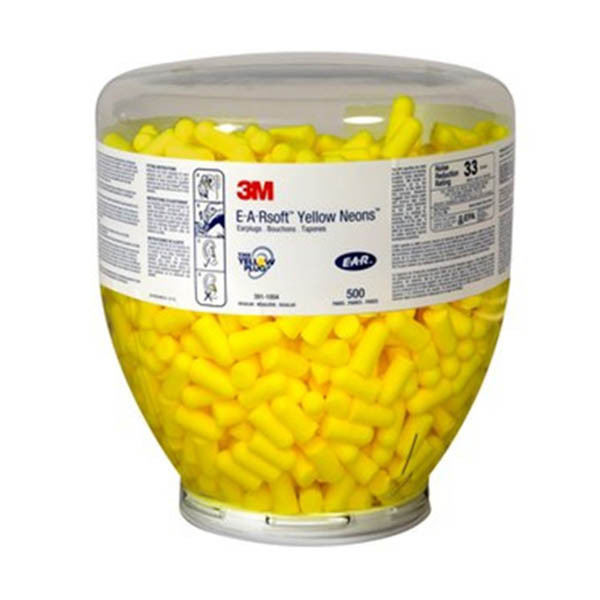 3M Ear Soft Neon Oordopjes Polyurethaanschuim Navulling (500 paar) S3M00060 - 1
