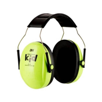 3M Peltor Kids Gehoorkap Fluo Groen Met Hoofdband S3M00084