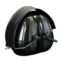 3M Peltor Optime II H520F Gehoorkap Donkergroen Opvouwbaar S3M00079