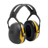 3M Peltor X2A Gehoorkap Zwart/Geel Met Hoofdband S3M00070 - 1