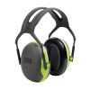 3M Peltor X4A Gehoorkap Zwart/Lime Met Hoofdband S3M00073 - 1