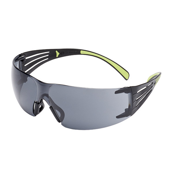3M SecureFit Veiligheidsbril met grijsgetinte glazen (zwart)  S3M00022 - 1