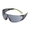 3M SecureFit Veiligheidsbril met grijsgetinte glazen (zwart)