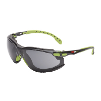 3M Solus Veiligheidsbril met grijsgetinte glazen (groen/zwart)  S3M00018