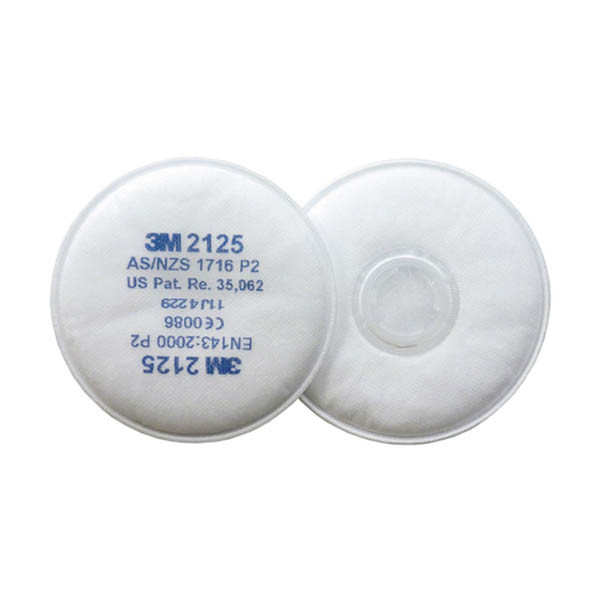 3M Stoffilter P2 R Voor De 6000/7000-serie Half En Volgelaatsmaskers (10 paar - 20 stuks) S3M00096 - 1