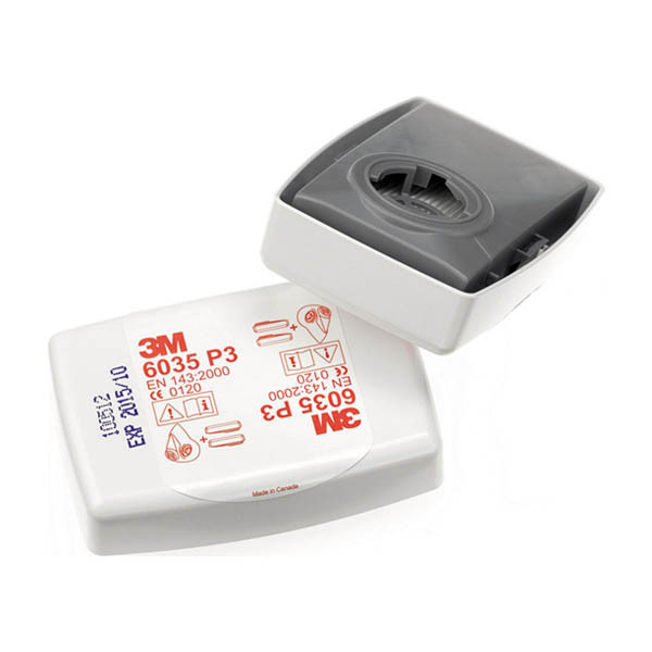 3M Stoffilter P3 R Met Bajonetsluiting Voor De 6000/7000-serie Half En Volgelaatsmaskers (20 stuks) S3M00107 - 1
