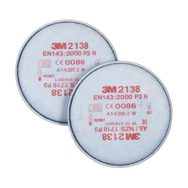 3M Stoffilter P3 R Ozon Voor De 6000/7000-serie Half En Volgelaatsmaskers (20 stuks) S3M00099 - 1