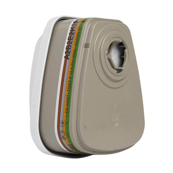 3M combinatiefilter A2B2E2K2Hg-P3 R + Formaldehyde Voor De 6000/7000-serie Half En Volgelaatsmaskers (4 stuks) S3M00112 - 1