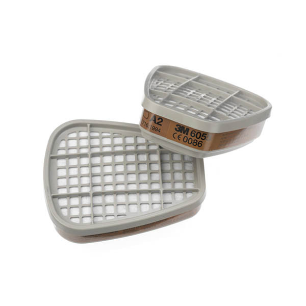 3M gas-en dampfilter A2 voor de 6000/7000-serie half en volgelaatsmaskers (8 stuks) S3M00109 - 1