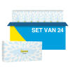 Aanbieding: 123schoon Tissues 2-laags (24 verpakkingen à 100 vel)