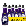 Aanbieding: 123schoon Vloeibaar Wasmiddel Zwart 1 L (6 flessen - 198 wasbeurten) SDR07355 - 1