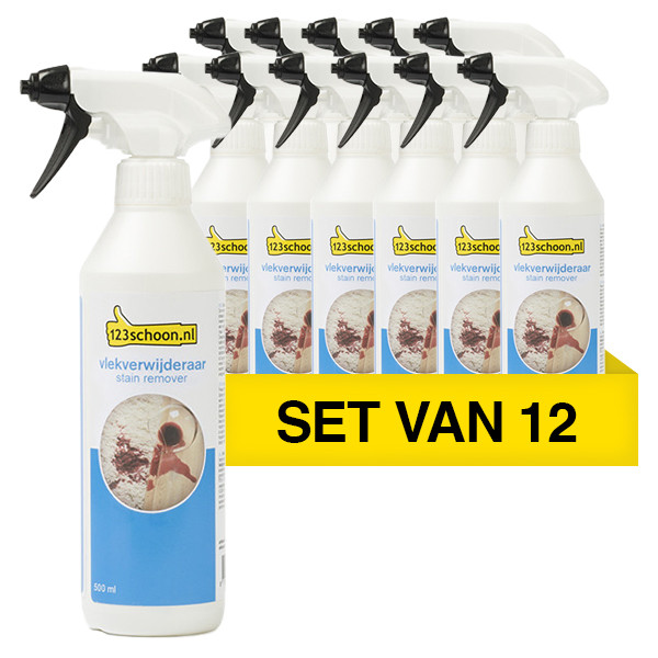Aanbieding: 12x Super Vlekverwijderaar spray 500 ml (123schoon huismerk)  SDR06001 - 1