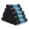 Aanbieding: 15x Vuilniszakken 60 liter | Met trekbandsluiting | 15 stuks | Zwart | 123schoon