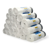 Aanbieding: 20x Vuilniszakken 35 liter | Trekband | 50 stuks | HDPE | Wit | 123schoon
