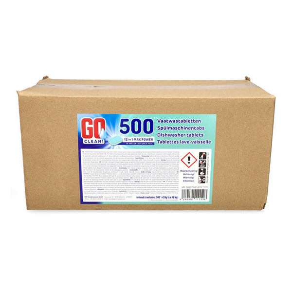 Aanbieding: 2x 12-in-1 Max Power Vaatwastabletten 500 stuks (123schoon huismerk) SDR09211 - 2