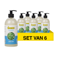 Aanbieding: 6x Handzeep aloë vera 500 ml (123schoon huismerk)  SDR06202