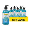 Aanbieding: 6x Handzeep blue lime 500 ml (123schoon huismerk)