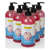 Aanbieding: 6x Handzeep pink blossom 500 ml (123schoon huismerk) SDR06212