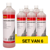 Aanbieding: 6x Sanitairreiniger Pro 1 liter - Eco formule (123schoon huismerk) SDR09170 - 1