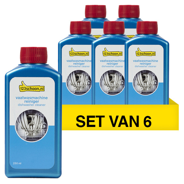 Aanbieding: 6x Vaatwasmachine Reiniger 250 ml (123schoon huismerk)  SDR06019 - 1