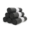 Aanbieding: 6x Vuilniszakken 110 liter | 15 stuks | LDPE | Grijs | 123schoon huismerk SDR09127 - 1