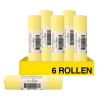 Aanbieding: 6x Vuilniszakken 60 liter | 15 stuks | Geel | 123schoon huismerk SDR09136 - 1