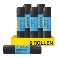 6 rollen | 90 zakken | 60 liter