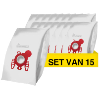 Aanbieding: Cleanbag M157MIE microvezel stofzuigerzakken 15 zakken (123schoon huismerk)  SDR06100