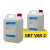 Aanbieding: Hygienische zeep navulling voor dispenser 5 liter | 2 stuks (123schoon huismerk) SDR09200 - 1